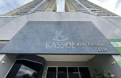 Apartamento no ed. sylvio kissula, região central de cascavel, 2 vagas