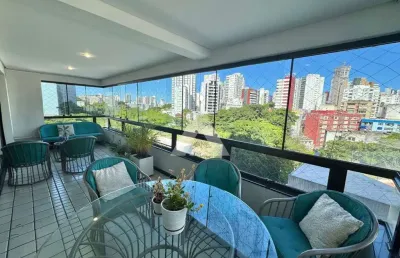 Apartamento na graça com 4 suítes, 220m² à venda por r$ 1.850.000,00
