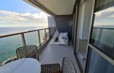 Apartamento na ondina porteira fechada com 1 quarto, 44m² à venda por r$ 1.100.000,00
