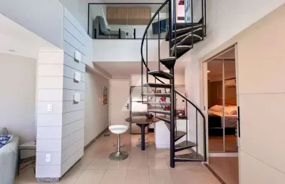Cobertura no rio vermelho porteira fechada com 1 suíte, 112m² à venda por r$ 600.000,00