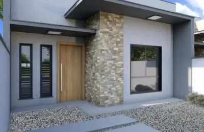 Casa com 2 quartos, sendo 1 suíte à venda em barra velha