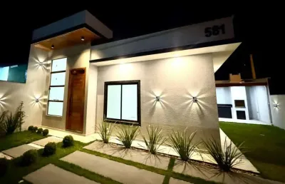 Casa sozinha no terreno - 1 suíte + 2 dormitórios - 500 metros da praia - barra velha/itajuba