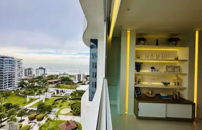 Apartamento com 4 quartos à venda na rua delfim mário pádua peixoto, 350, praia brava, itajaí, 190 m2 por r$ 8.500.000