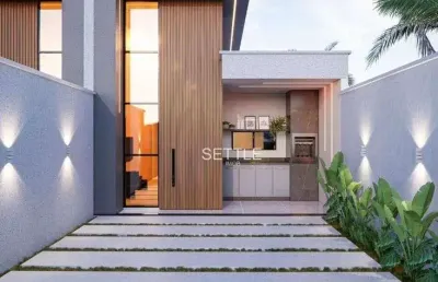 Casa com 3 dormitórios à venda, 80 m²  tabapuazinho - caucaia/ce