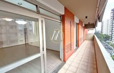 Apartamento à venda com 3 dormitórios e suíte, 137m² e 2 vagas, na rua santos – londrina/pr