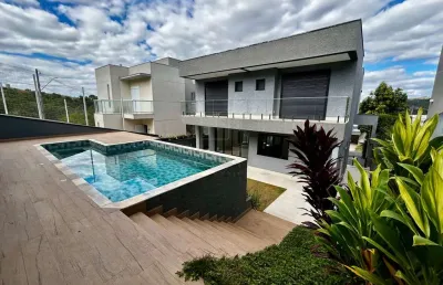 Casa em condomínio fechado com 4 quartos para alugar no residencial campos do conde, bragança paulista , 330 m2 por r$ 15.000
