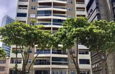 Apartamento à venda no edifício alvaro costa em boa viagem, com 413m², beira-mar, 6 quartos e 5 suítes