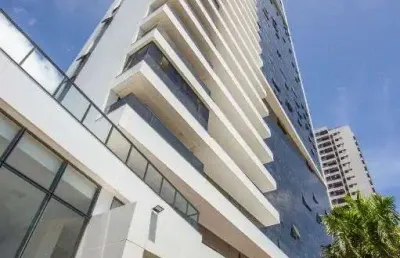 Flat mobiliado beira-mar para locação no edifício barra home stay em jaboatão dos guararapes com 38 m² e 1 vaga na garagem