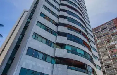 Apartamento com 178m² 4 quartos 3 suítes para alugar em boa viagem