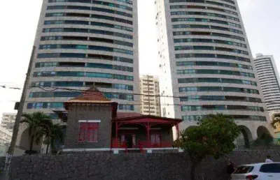 Apartamento para locação com 4 quartos e varanda com vista mar em boa viagem