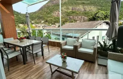 Cobertura para venda em niterói, itacoatiara, 4 dormitórios, 4 suítes, 2 banheiros, 3 vagas