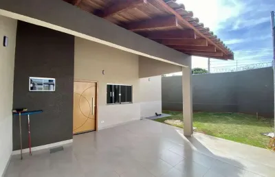 Casa para venda em campo grande, jardim jacy, 3 dormitórios, 1 suíte, 2 banheiros, 2 vagas