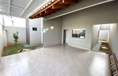 Casa para venda em campo grande, jardim jacy, 3 dormitórios, 1 suíte, 2 banheiros, 2 vagas