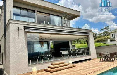 Casa com 4 dormitórios à venda, 472 m² por r$ 5.500.000,00 - alphaville - santana de parnaíba/sp