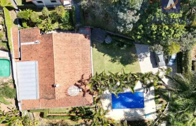 Chácara com 3 dormitórios à venda, 4000 m² por r$ 3.200.000,00 - condomínio chácaras do lago - vinhedo/sp