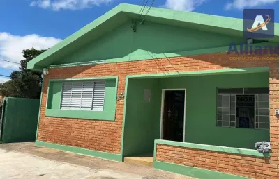 Casa comercial com 2 dormitórios para alugar, 140 m² por r$ 3.500/mês - santo antônio - louveira/sp