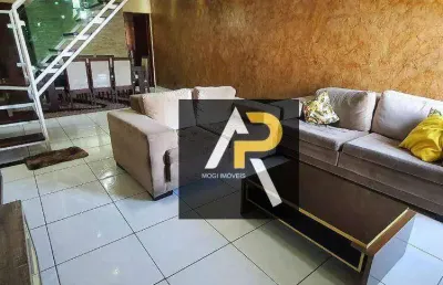Sobrado com 3 dormitórios à venda, 100 m² - vila do americano - ferraz de vasconcelos/sp