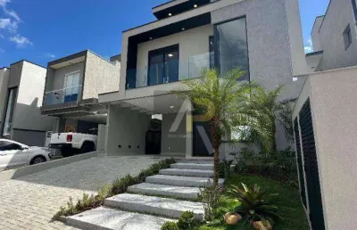 Sobrado novo a venda com 3 suítes, piscina e churrasqueira 206 m² no mosaico essence em cezar de souza - mogi das cruzes/sp