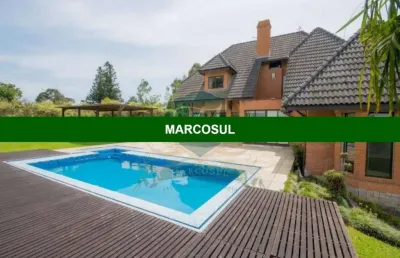 Venda de chacara de 7.555 m² com uma casa de 400 m² , local privilegiado na estrada ecologica, proxima ao alhaville, com 4 qtos, 2 suites, lareira