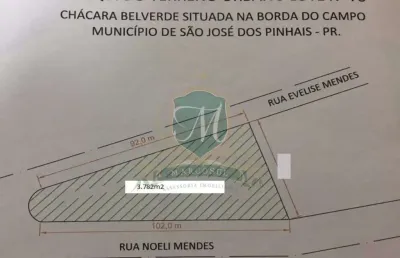 Terreno tipo comercial ou residencial a venda com 2.840,00 m² em sao jose dos pinhais, pronto para construção, regiao crescimento em sao jose pinhais