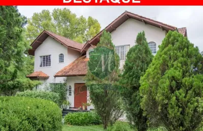 Chacara a venda na estrada ecologica, proximo aplhaville pinhais, c/ terreno de 6.000 m² e casa de 400 m², 4 qtos, 3 salas, 6 bh, pomar, lareira, hidr