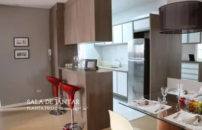Apartamento com 2 quartos à venda na rua santo antônio, rebouças, curitiba por r$ 487.000