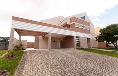 Casa em condomínio fechado com 4 quartos à venda na avenida francisco gulin, santa felicidade, curitiba por r$ 2.450.000