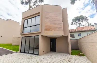 Casa em condomínio fechado com 3 quartos para alugar na rua joão batista franceschini, santa felicidade, curitiba por r$ 4.500