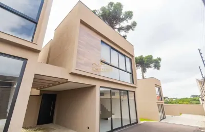 Casa em condomínio fechado com 3 quartos para alugar na rua joão batista franceschini, santa felicidade, curitiba por r$ 4.500