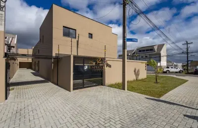 Casa em condomínio fechado com 3 quartos à venda na rua wanda wolf, santa felicidade, curitiba por r$ 789.000