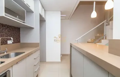 Cobertura com 3 quartos para alugar na rua amadeu nico, ecoville, curitiba por r$ 4.300