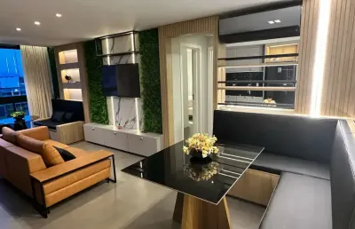 Apartamento mobiliado e decorado no bairro nações - balneário camboriú - sc