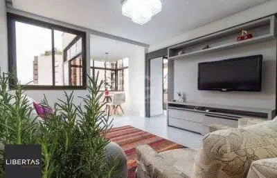 Cobertura/apartamento no higienópolis de 1 dormitório e 2 vagas desocupada