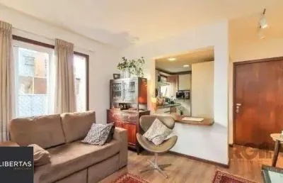 Apartamento no bairro auxiliadora de 1 dormitório e 2 vagas