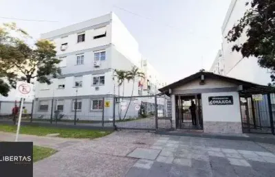 Apartamento no camaquã de 2 dormitórios e vaga rotativa