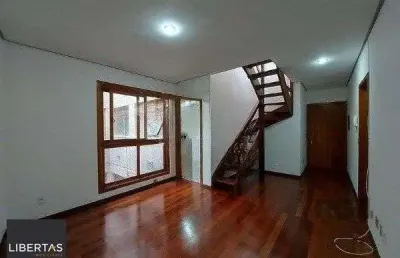 Cobertura de 2 dormitórios com terraço e churrasqueira - 115m² - petrópolis