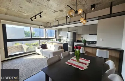 Studio mobiliado | 43m2 privativos | lindo e ensolarado | menino deus