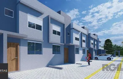 Casa em condomínio fechado com 2 quartos à venda na Rua Miguel Ascoleze, 125, Vila Nova, Porto Alegre