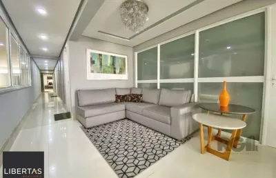 Excelente apartamento 1 dormitório com suíte , lavabo e vaga coberta