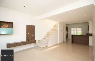 Sobrado mobiliado, 2 quartos, 2 vagas - caminhos do sol - guarujá