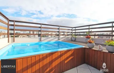 Cobertura para venda - 164.03m², 3 dormitórios, sendo 1 suites, 2 vagas - passo da areia