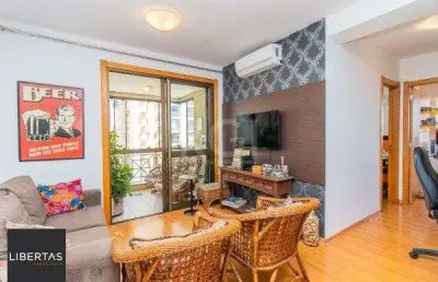 Apartamento para venda - 71.77m², 2 dormitórios, sendo 1 suites, 1 vaga - passo da areia