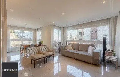 Vende-se amplo apartamento 3 dorm c/ suíte, 3 vagas, churrasqueira, lareira - 113m² - bela vista