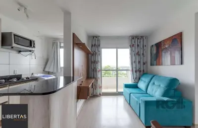 Apartamento 2 dormitórios e uma vaga no bairro morro santana com sacada.