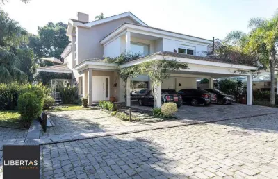 Casa condominio para venda - 588.62m², 4 dormitórios, sendo 4 suites, 5 vagas - pedra redonda