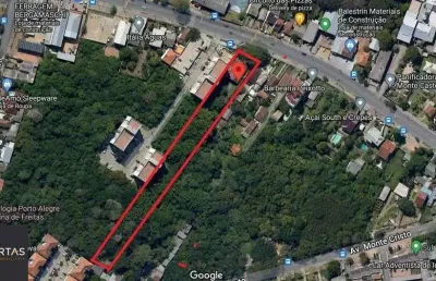 Terreno à venda na Avenida Rodrigues da Fonseca, 1711, Vila Nova, Porto Alegre