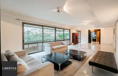 Apartamento 3 suítes, 301m², 4 vagas, semi-mobiliado – bela vista
