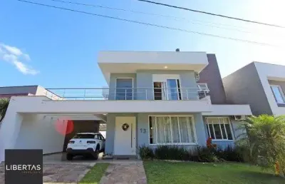 Casa para venda - 236m², 5 dormitórios, sendo 4 suites, 2 vagas - lagos de nova ipanema