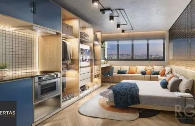 Loft com 27,69m² localizado na rua josé do patrocínio, próximo a todos os recursos da cidade baixa