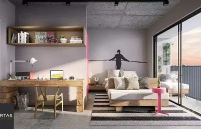 Flat com 1 quarto à venda na Rua Almirante Tamandaré, 100, Floresta, Porto Alegre
